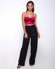 Imagen de Ari Palazzo Pant en negro