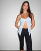 Imagen de Arsyla Top de Malla Mariposa en Azul Pastel