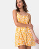 Imagen de Auvaly Slip Dress in Sunkissed Floral Yellow