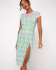 Imagen de Ayuka Vestido Midi en Mantel Neo Menta