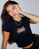 Imagen de Babe Tee in Black London Motel Embro