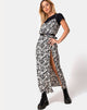 Imagen de Batis Maxi Dress in 90s Zebra