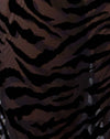 Horizontal Zebra Flock Negro