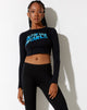 Imagen de Baye Crop Top en negro Out Of This World
