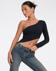 imagen de Baylee Crop Top en Lycra Negro