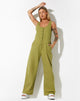 imagen de Beatrix Jumpsuit en Lino Verde Rami