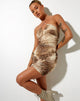 Imagen de Benna Bodycon Dress in Tiger Brown