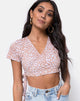 Imagen de Biaz Crop Top en punto de leopardo