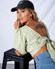 Imagen de Bija Crop Top en espuma Botanic Mint