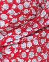 Ditsy Rose Rojo y Plata