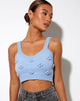 Imagen de Birra Crop Top Azul Bebé