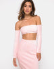 Imagen de la falda Bobby Midi de punto mullido Candy