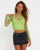 imagen de Bonca Top de manga larga en Lace Lime