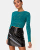 Imagen de Bonnie Crop Top en Zebra Flock Verde Bosque