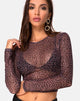 Imagen de Bonnie Crop Top en Malla Leopardo Rar