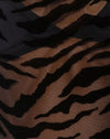 Horizontal Zebra Flock Negro