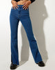 Imagen de Split Bootleg Jeans en Mid Wash