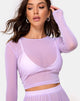 Imagen de Bonnie Crop Top en Red Lila
