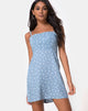 Imagen de Boyasly Slip Dress in Skater Polka Blue