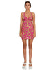 imagen de MOTEL X BARBARA Roula Top en 90s Beachy Floral Hot Pink