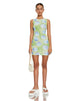 imagen de MOTEL X BARBARA Gele Bodycon Dress in Neon Brushstroke Floral