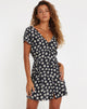 IMAGEN DE Mini Vestido Calliope en Grunge Daisy Negro