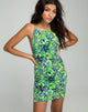 Imagen de Canna Bodycon Dress in Fluro Flower Citrus