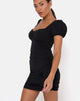 Imagen de Cellini Mini Dress in Polycrepe Negro