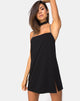 Imagen de Chanista Mini Vestido Negro con Cadena Plateada