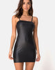 Imagen de Cinelle Bodycon Dress in Black Coated Spandex