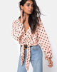 Imagen de Citra Top en New Polka Nude Negro