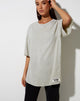 Imagen de Cocoon Tee in Ecru Angelo Label Embro