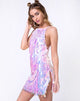 Imagen de Colete Slip Dress in Opal Unicorn Sequin Pink