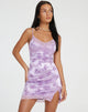 imagen de Coti Bodycon Dress in Rose Flock Lilac