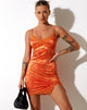 Imagen de Coti Bodycon Dress in Rose Flock Tangerine