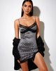 Imagen de Coti Bodycon Dress in Diagonal Dogtooth