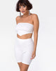 Imagen de Bike Short en Mini Rib Blanco