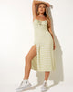 Imagen de Cypress Midi Dress in Sage Check