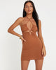 imagen de Cyra Bodycon Dress in Bombay Brown