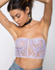 Imagen de Cyrilla Bralet en encaje margarita Lila