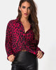 Imagen de la camisa Disam en oversize Jaguar rojo