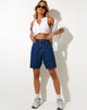Imagen de Dad Denim Short en azul clásico