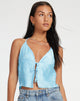 imagen de Dama Crop Top en Azul