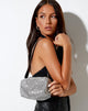 Imagen de la bandolera Darcey en negro diamante