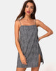 Imagen de Datista Slip Dress in Ditsy Leopard Grey