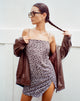 Imagen de Datista Slip Dress in Ditsy Rose Negro
