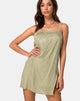 Imagen de Datista Slip Dress in Satin Ditsy Rose Sage