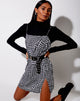Imagen de Datista Slip Dress in Wavey Dogtooth