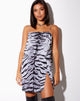 Imagen de Datista Slip Dress en tigre Colocación completa en plata