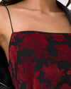 Rebaño romántico de rosas rojas